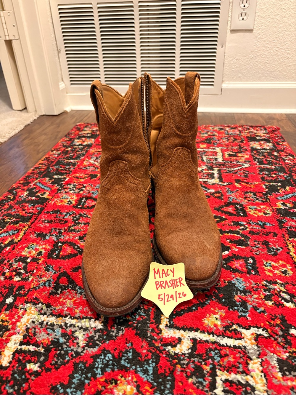 Men’s Tecovas The Dean in Honey Suede